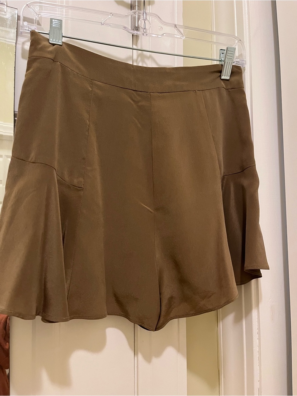 Stone Cold Fox caramel tan mini skort